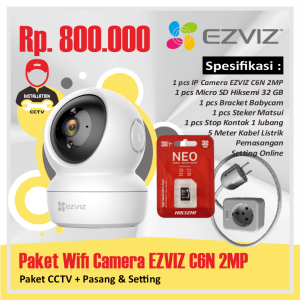 Paket Wifi Camera EZVIZ C6N 2 MP