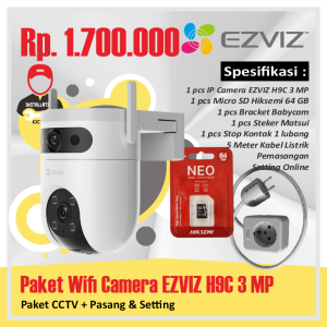 Paket Wifi Camera EZVIZ H9C 3 MP